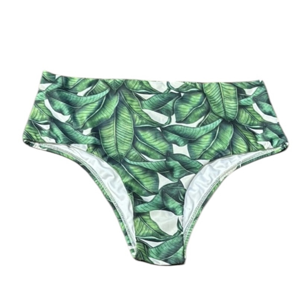 Verdelimon Green Leaf Bikini Bottom